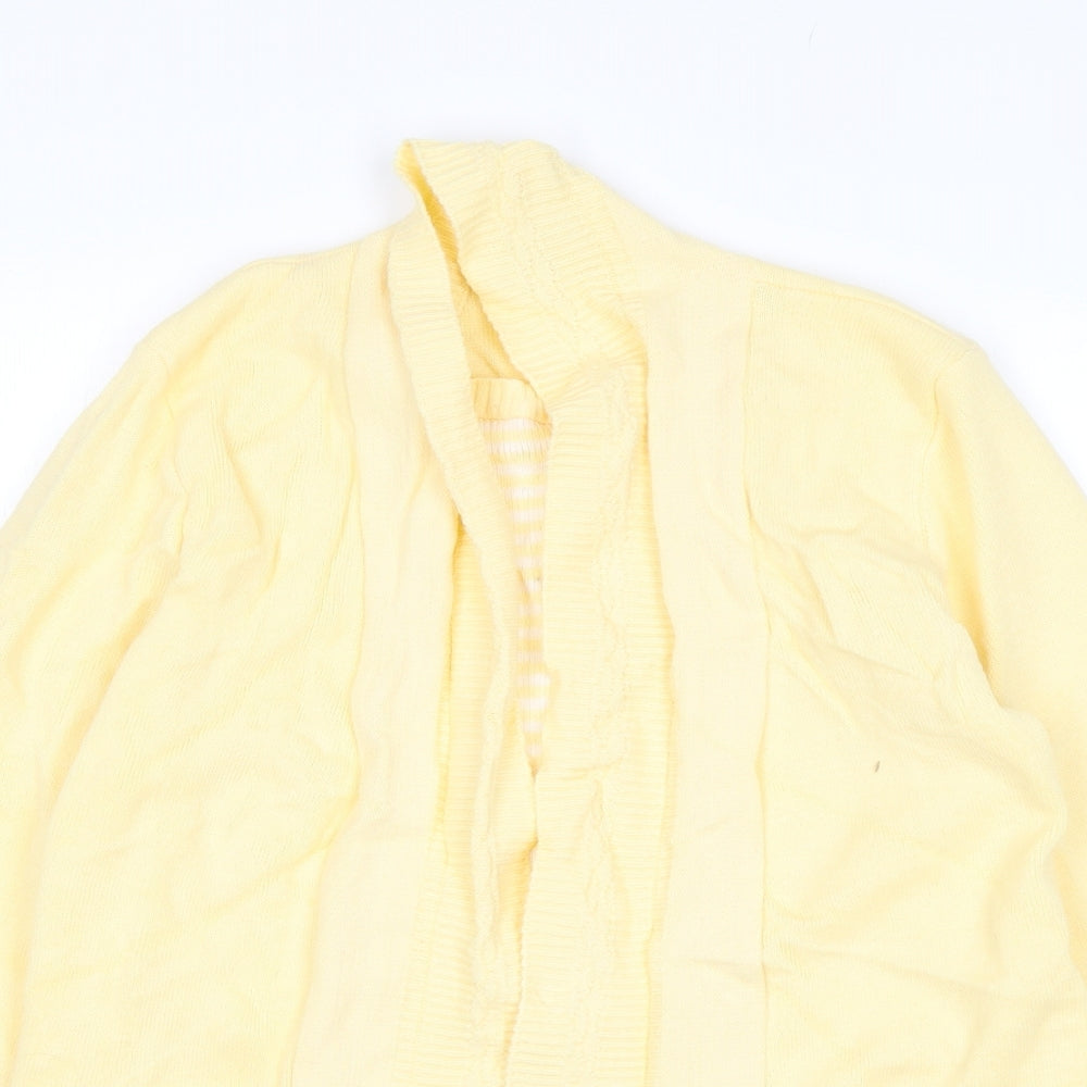 Lizzi Clarke Womens Yellow   Pullover Jumper Size M