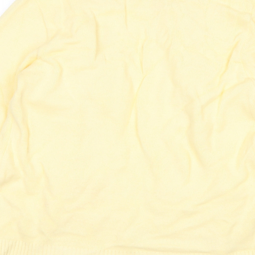 Lizzi Clarke Womens Yellow   Pullover Jumper Size M