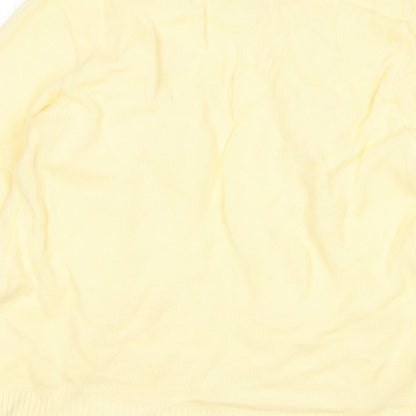 Lizzi Clarke Womens Yellow   Pullover Jumper Size M