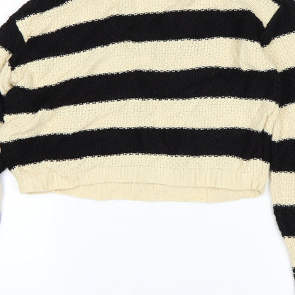Kylie Girls Multicoloured Striped  Pullover Jumper Size 11-12 Years