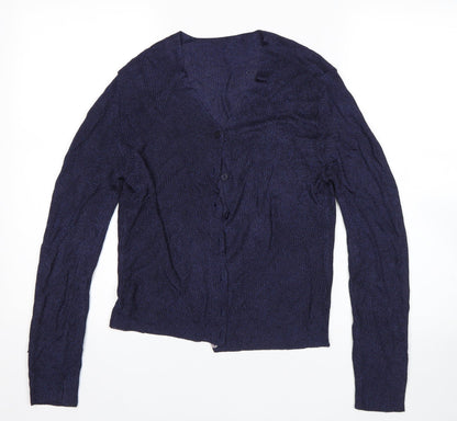St Micheal Womens Blue   Cardigan Jumper Size 12