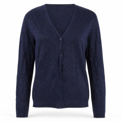 St Michael Womens Blue Cardigan Jumper Size 12