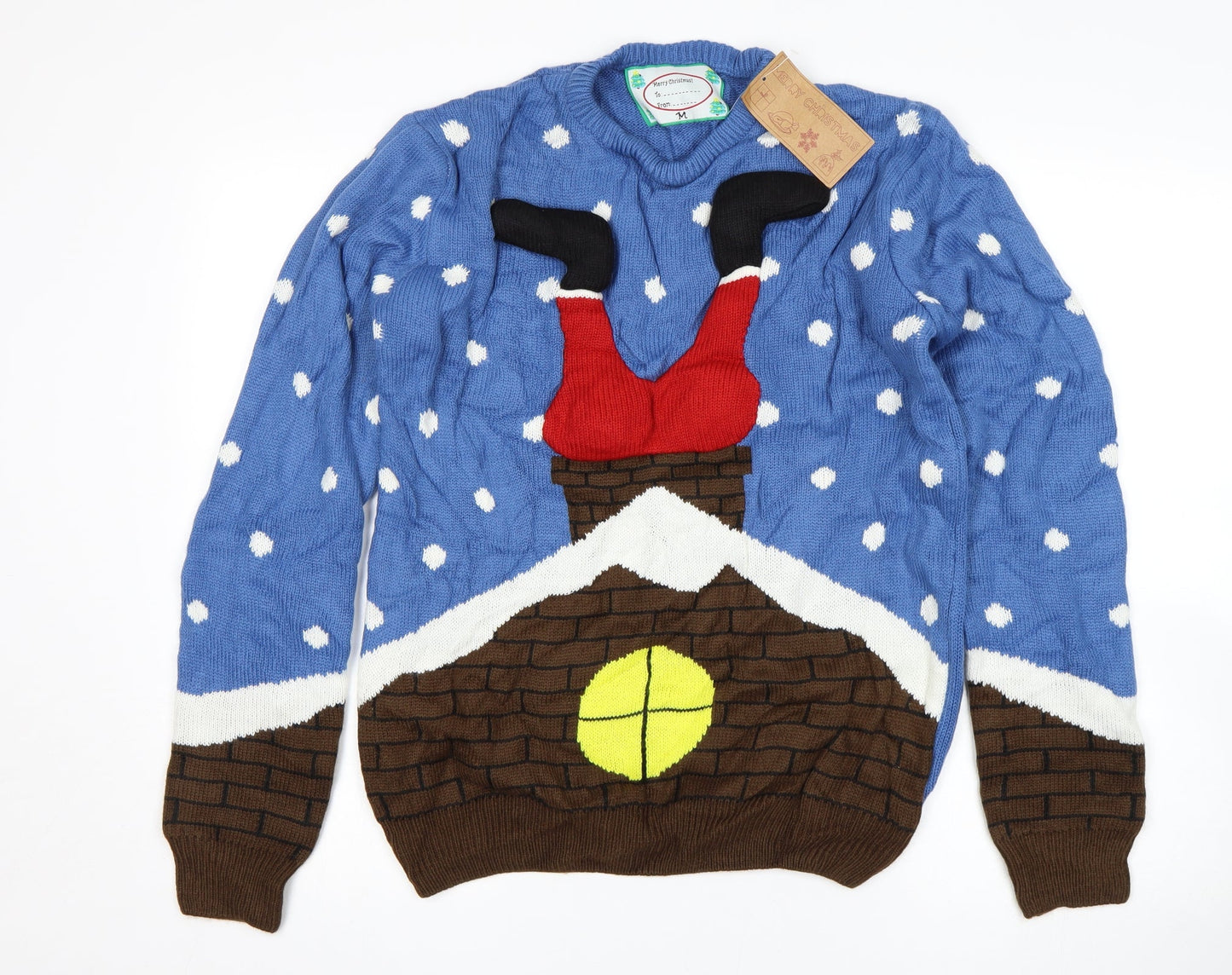 Cedar Wood State Mens Multicoloured   Pullover Jumper Size M