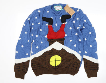 Cedar Wood State Mens Multicoloured   Pullover Jumper Size M