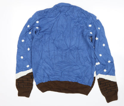 Cedar Wood State Mens Multicoloured   Pullover Jumper Size M