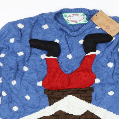 Cedar Wood State Mens Multicoloured   Pullover Jumper Size M