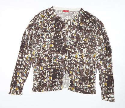 Smf  Womens Multicoloured   Cardigan Jumper Size XL