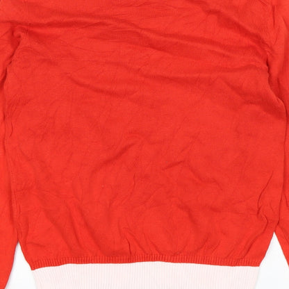 Up2Fashion Womens Red   Pullover Jumper Size S