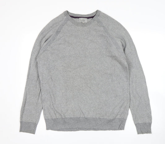 Mens UK Size L M&S Grey Pullover Sweatshirt