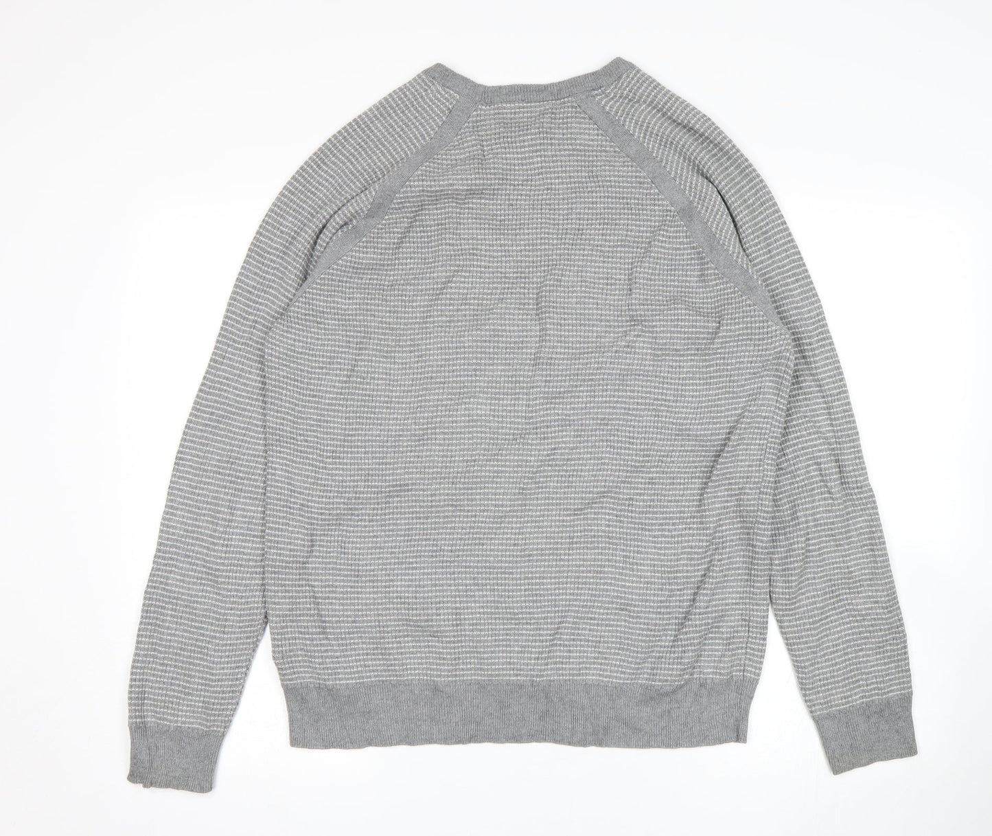 Mens UK Size L M&S Grey Pullover Sweatshirt