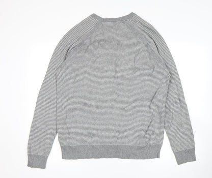 Mens UK Size L M&S Grey Pullover Sweatshirt