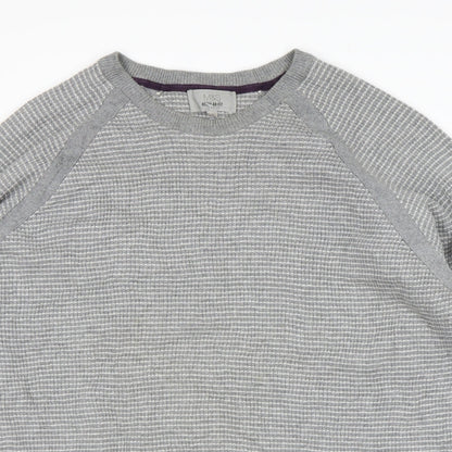 Mens UK Size L M&S Grey Pullover Sweatshirt