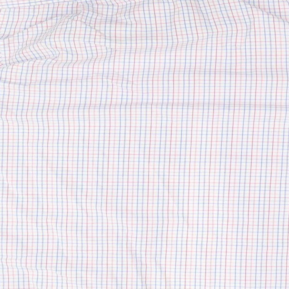Mens UK Size 44 Marks and Spencer Blue  Button-Up Long Sleeve Casual Shirt