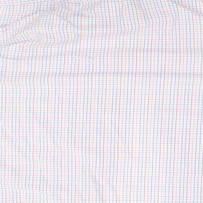 Mens UK Size 44 Marks and Spencer Blue  Button-Up Long Sleeve Casual Shirt
