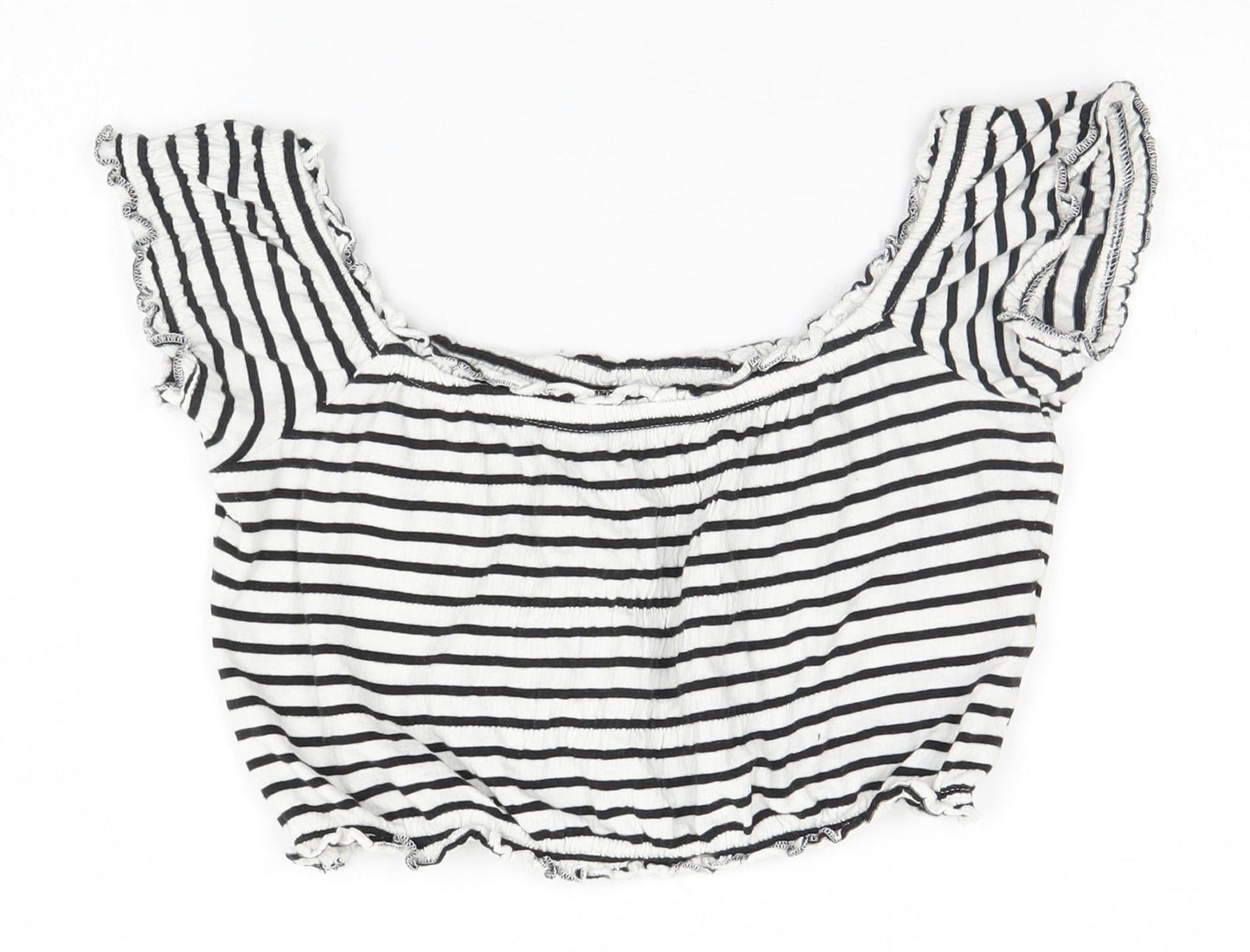 Womens UK Size 6 New Look White Basic Tank