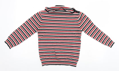Womens UK Size 10 Warehouse Multicoloured Pullover Jumper