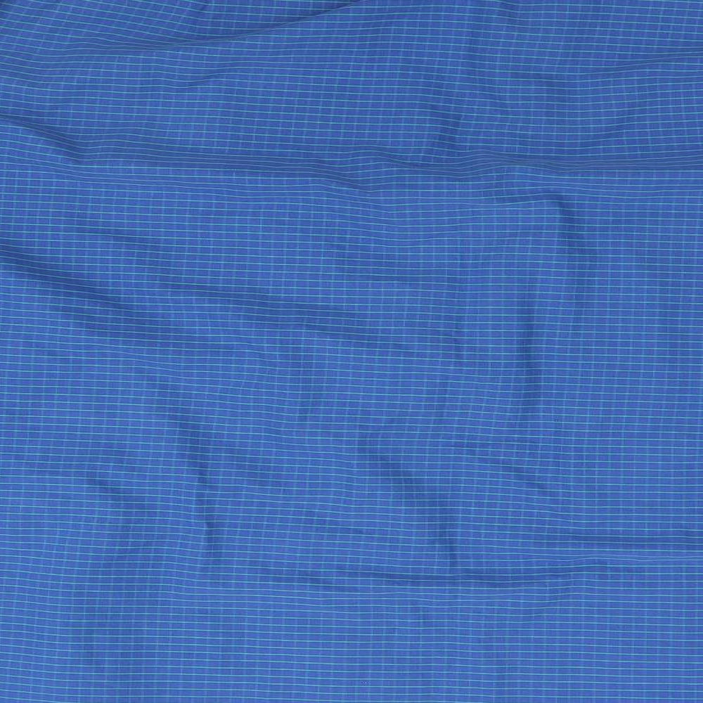 Mens UK Size  Preworn Blue  Button-Up Long Sleeve Casual Shirt