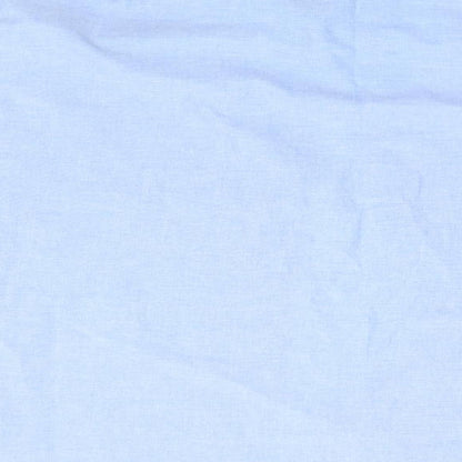 Mens UK Size  Preworn Blue  Button-Up Long Sleeve Casual Shirt