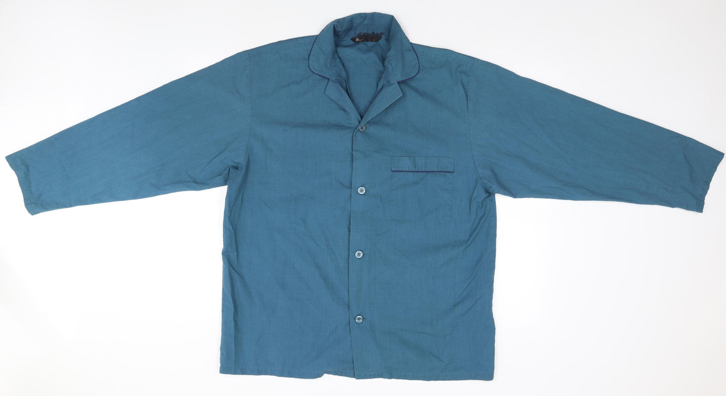 Mens UK Size L BHS Grey  Button-Up Long Sleeve Casual Shirt