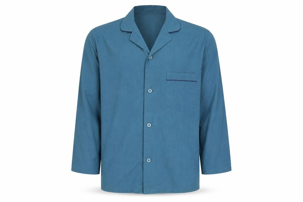 Mens UK Size L BHS Grey  Button-Up Long Sleeve Casual Shirt