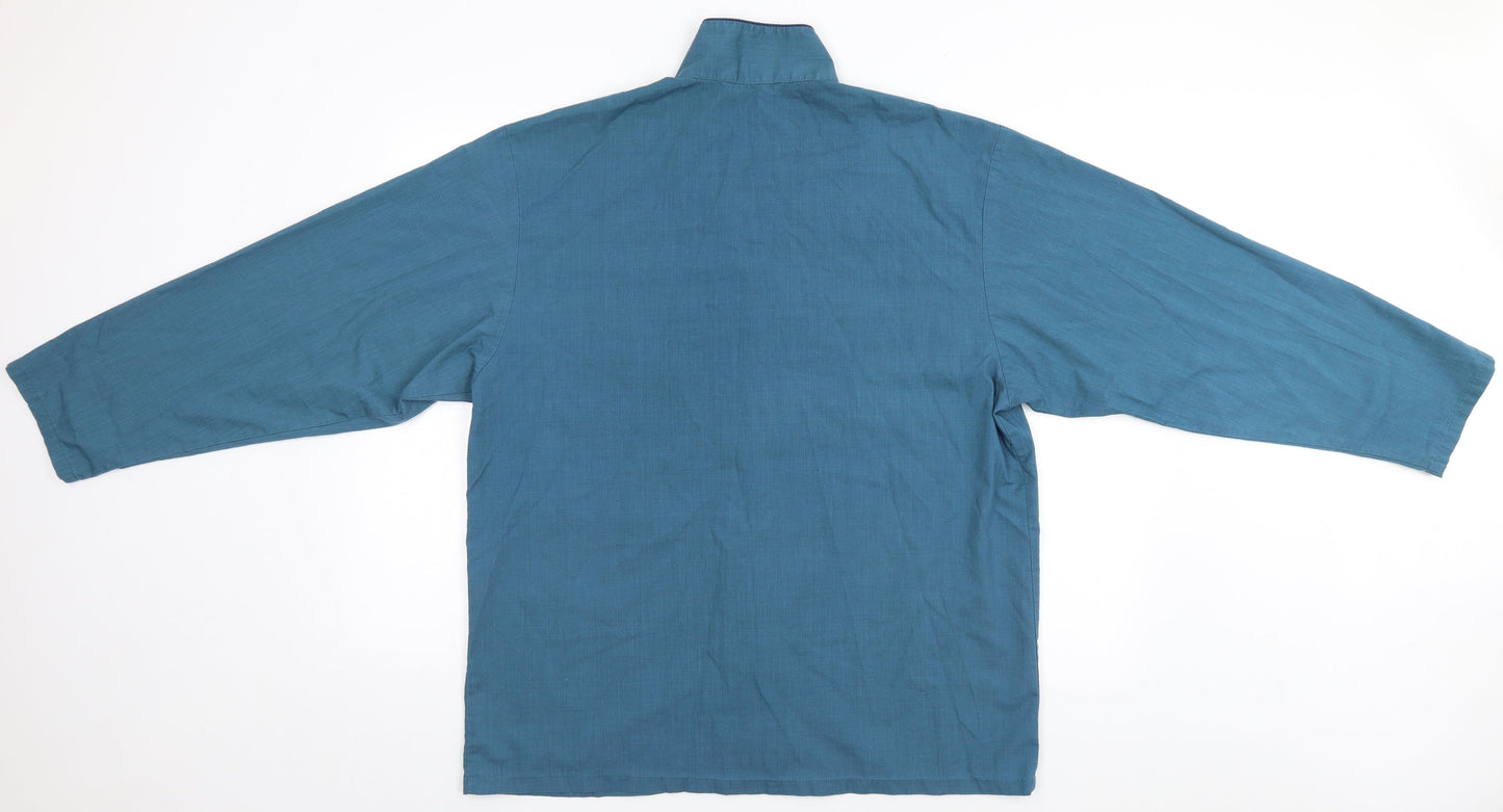 Mens UK Size L BHS Grey  Button-Up Long Sleeve Casual Shirt