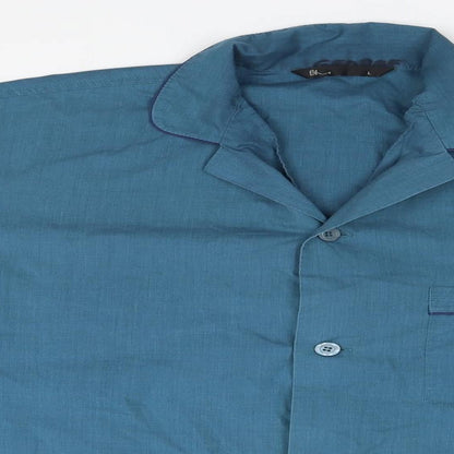 Mens UK Size L BHS Grey  Button-Up Long Sleeve Casual Shirt