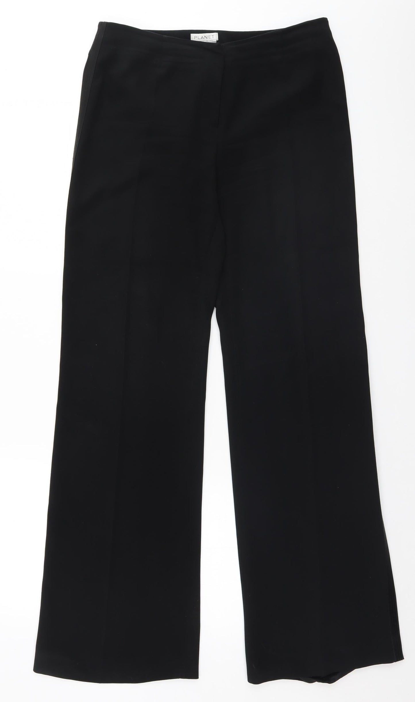 Womens UK Size 8 Planet Regular Fit  Black Trousers