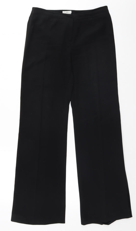 Womens UK Size 8 Planet Regular Fit  Black Trousers