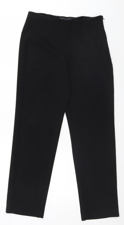 Womens UK Size 8 Marks and Spencer Regular Fit  Black Trousers