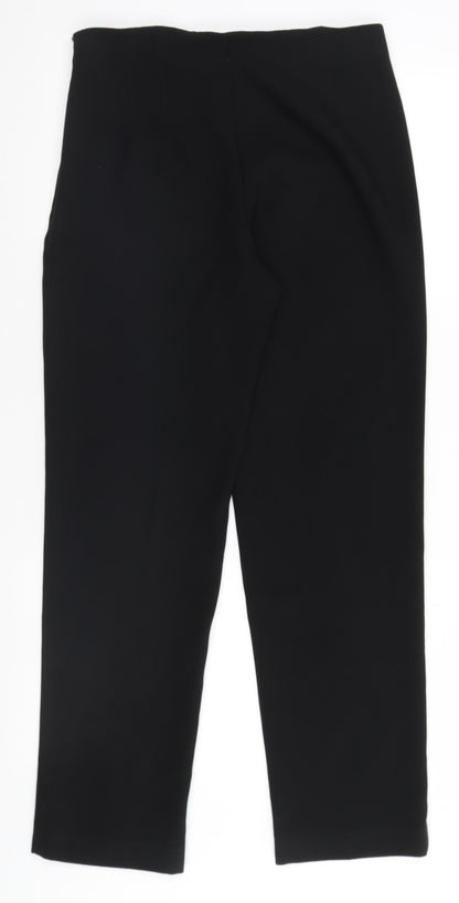 Womens UK Size 8 Marks and Spencer Regular Fit  Black Trousers