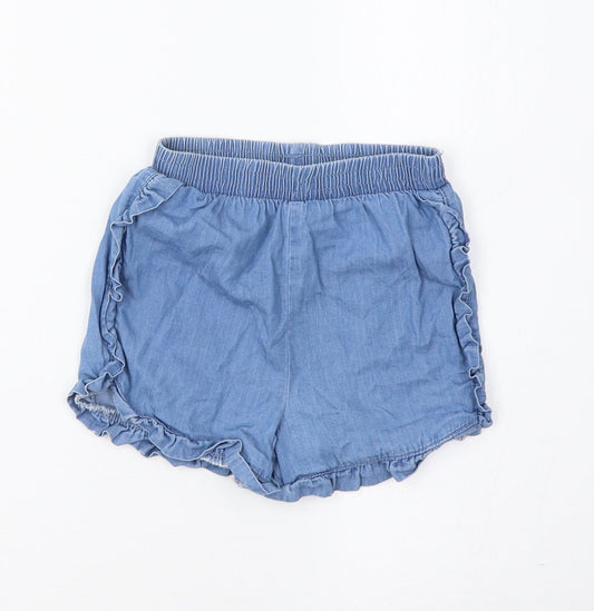 TU Baby Blue   Cropped Trousers Size 12-18 Months