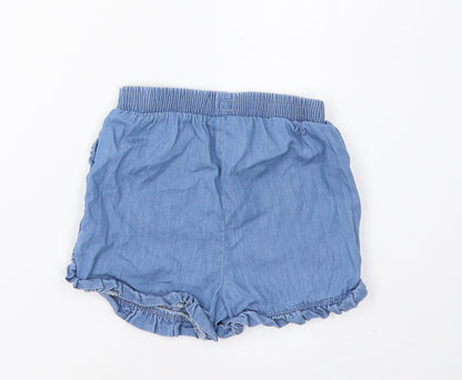 TU Baby Blue   Cropped Trousers Size 12-18 Months