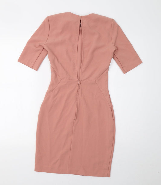 H&M Womens Pink   Bodycon  Size 6  - Open Back