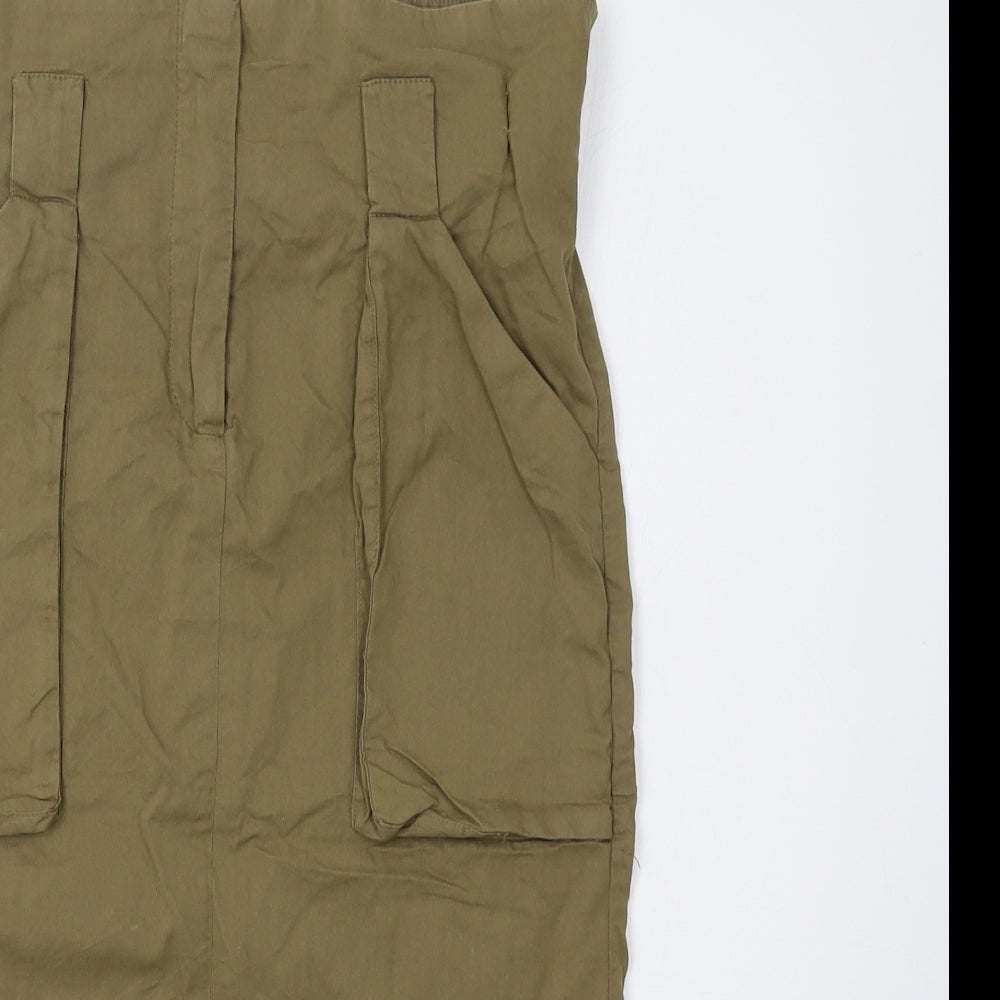 H&M Womens Green   Straight & Pencil Skirt Size 8