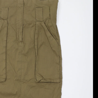 H&M Womens Green   Straight & Pencil Skirt Size 8