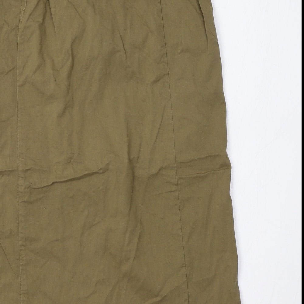 H&M Womens Green   Straight & Pencil Skirt Size 8