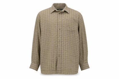 Mens UK Size L Greenwoods Beige  Button-Up Long Sleeve Casual Shirt
