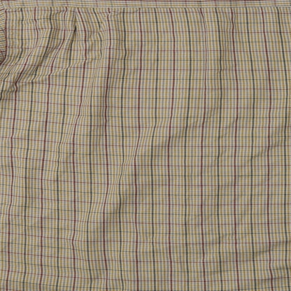 Mens UK Size L Greenwoods Beige  Button-Up Long Sleeve Casual Shirt