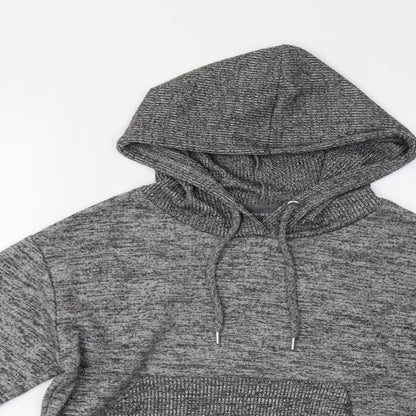 Primark Womens Grey   Henley Hoodie Size XS