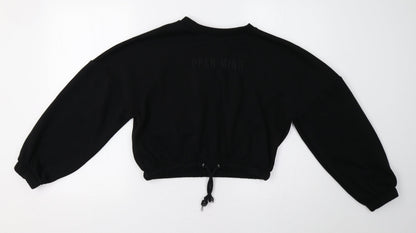 Primark Womens Black   Pullover Sweatshirt Size XS