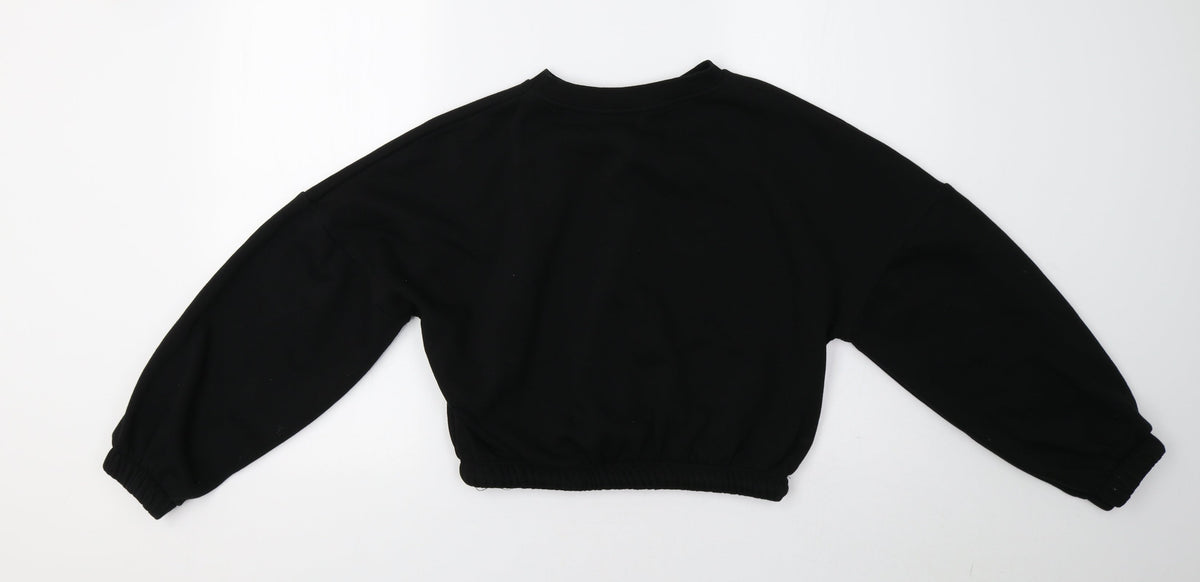 Primark Womens Black   Pullover Sweatshirt Size XS