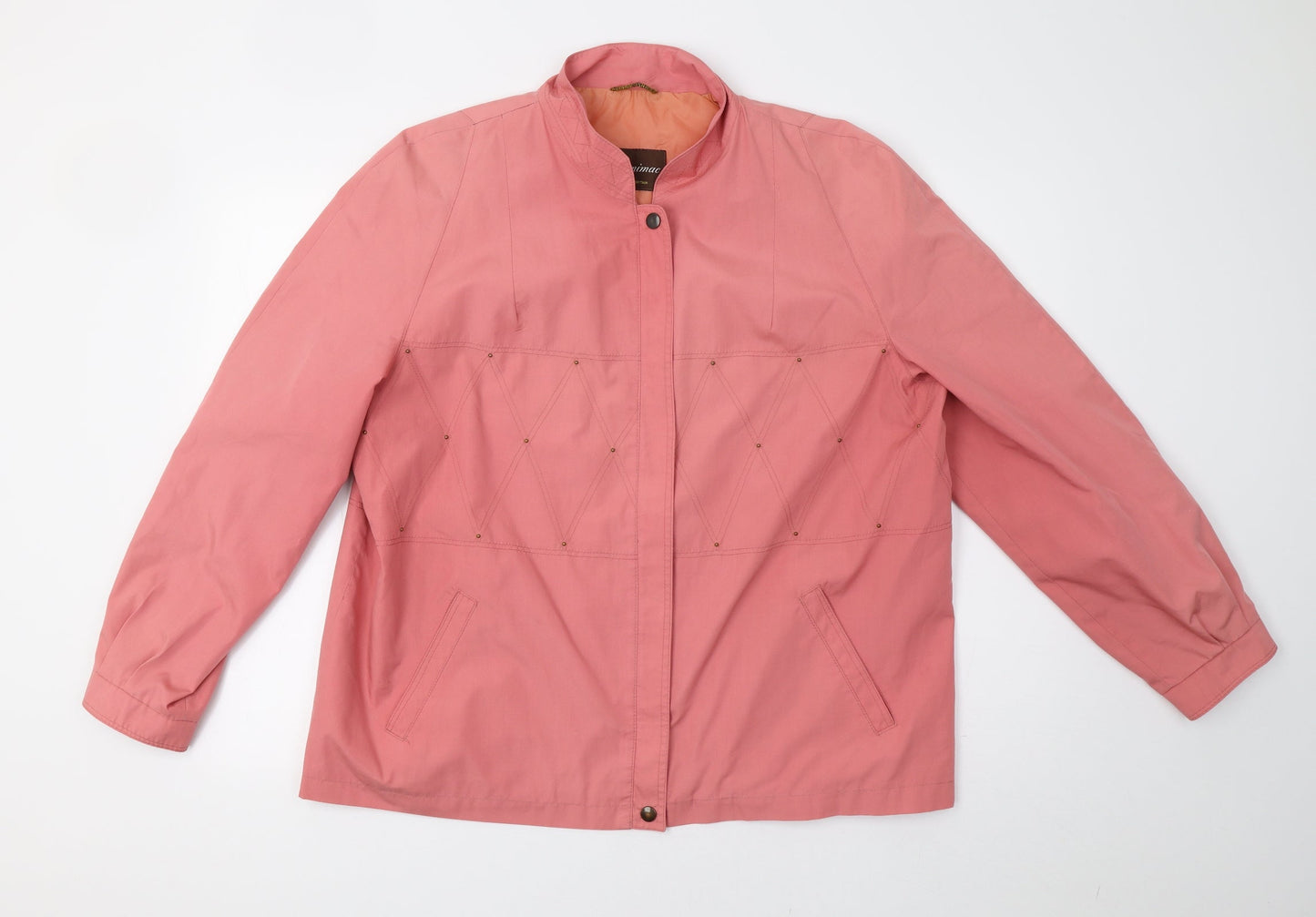 Womens UK Size L Dannimac Pink Overcoat