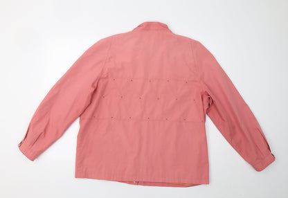 Womens UK Size L Dannimac Pink Overcoat