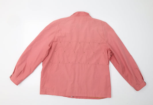 Womens UK Size L Dannimac Pink Overcoat