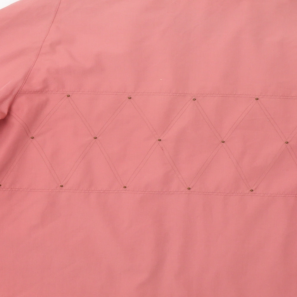 Womens UK Size L Dannimac Pink Overcoat