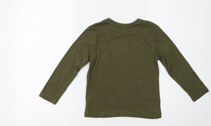 Primark Girls Green   Basic T-Shirt Size 3-4 Years  - Cool