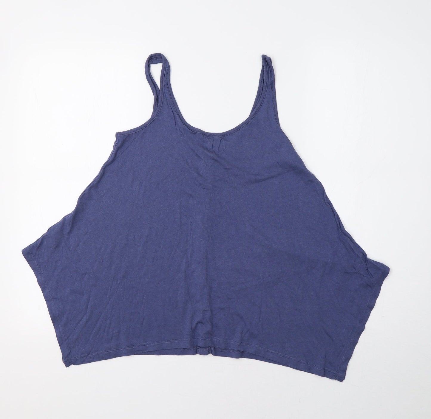 Womens UK Size 8 New Look Blue Basic Tank