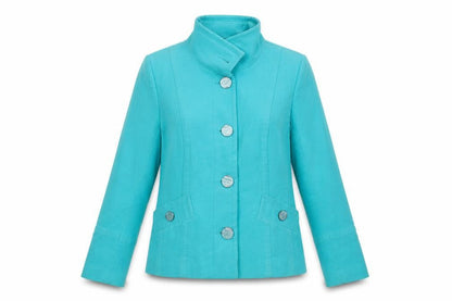 Debenhams Womens Green   Overcoat Coat Size 12
