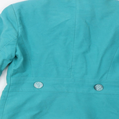 Debenhams Womens Green   Overcoat Coat Size 12
