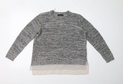 M&S Womens Grey   Pullover Jumper Size 14  - Sequinned